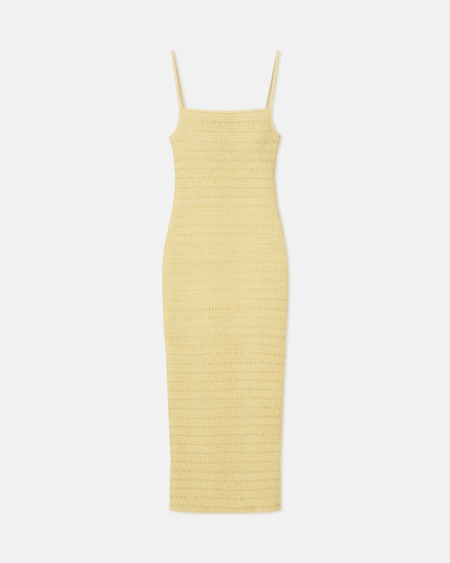 Smocked Okobor™ Alt-Leather Midi Dress - 4