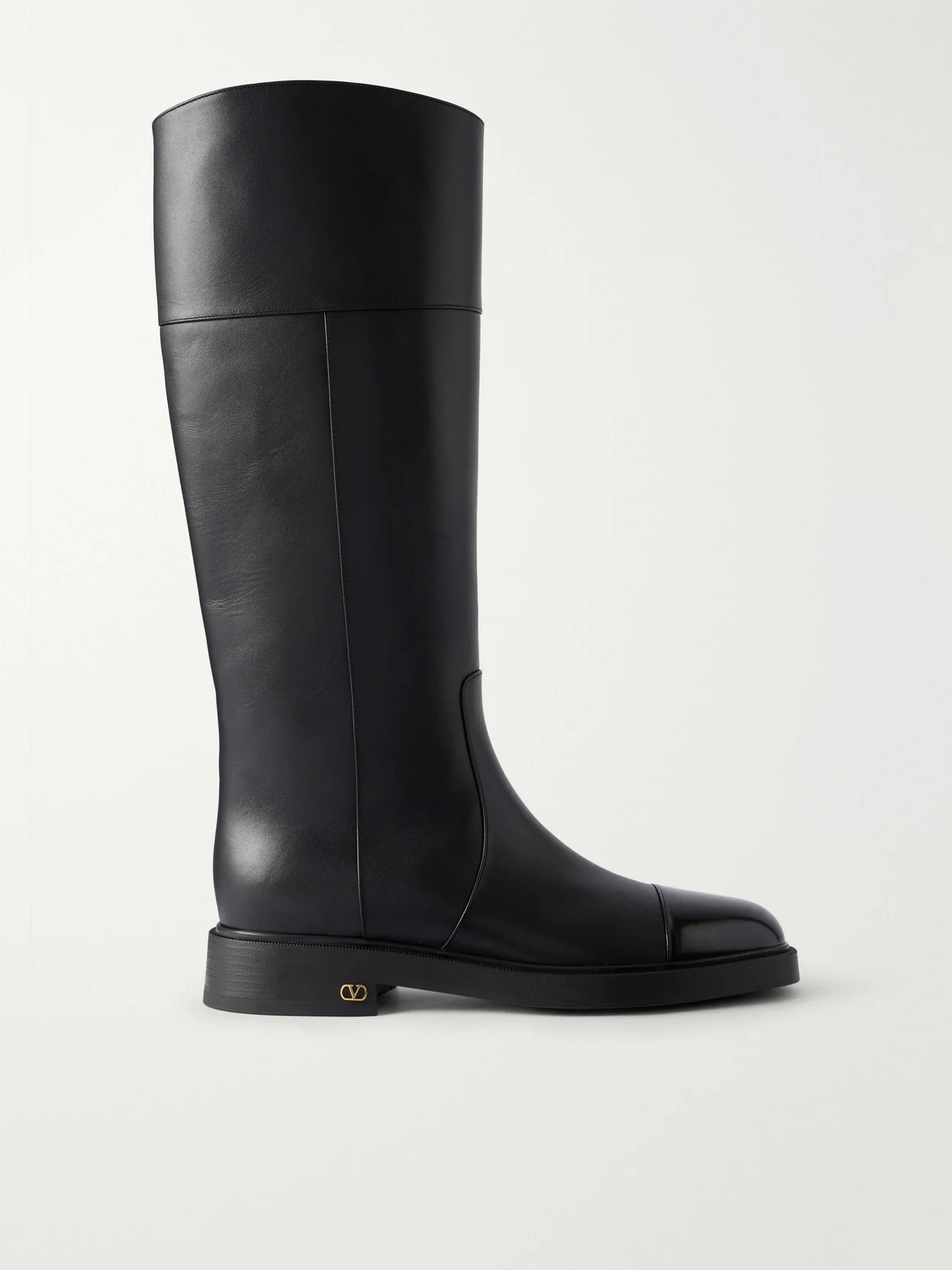 Zimmy Leather Knee-high Boots - 1
