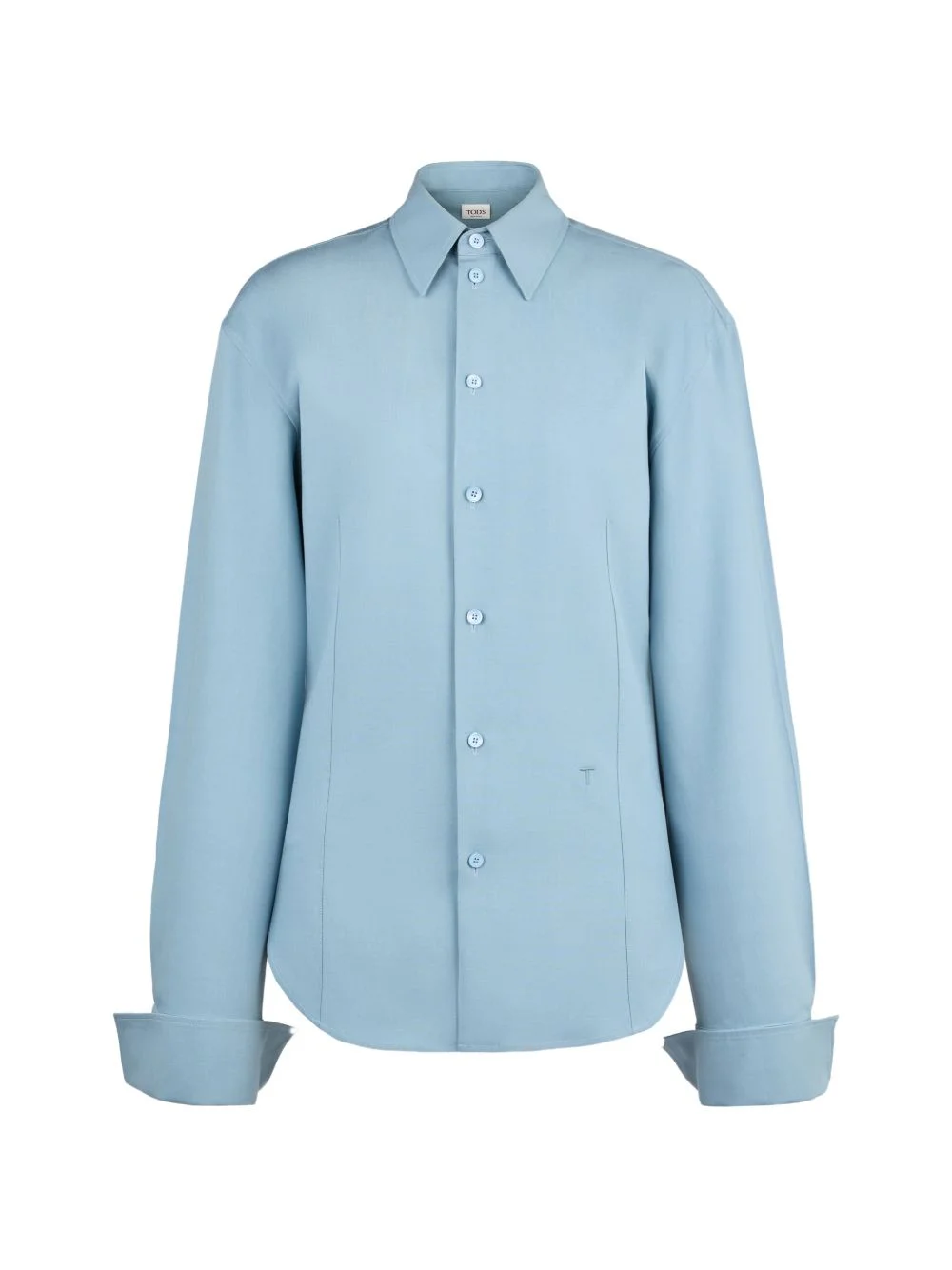 logo-embroidered shirt - 1