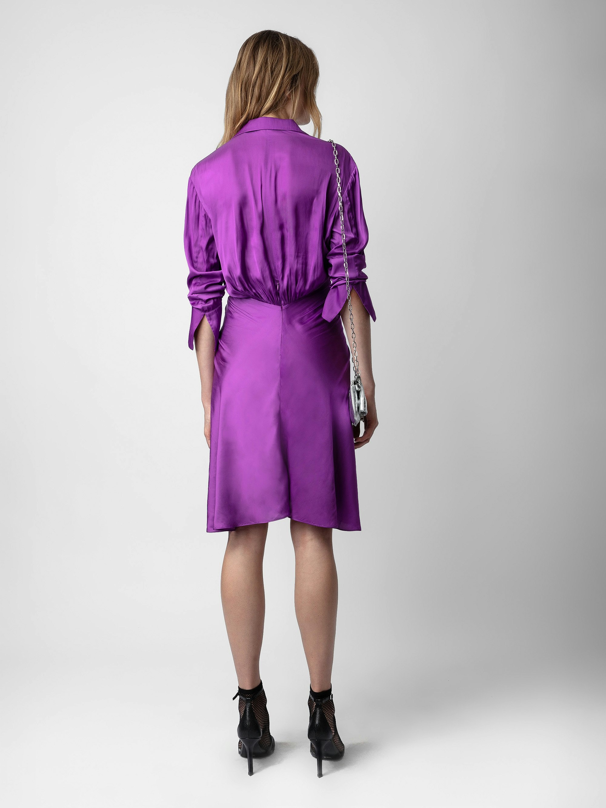 Rozo Satin Dress - 3