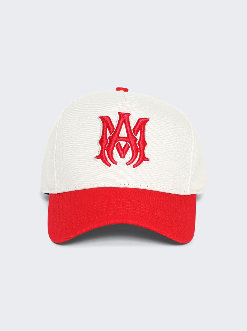 Ma Canvas Hat Alabaster Red - 1