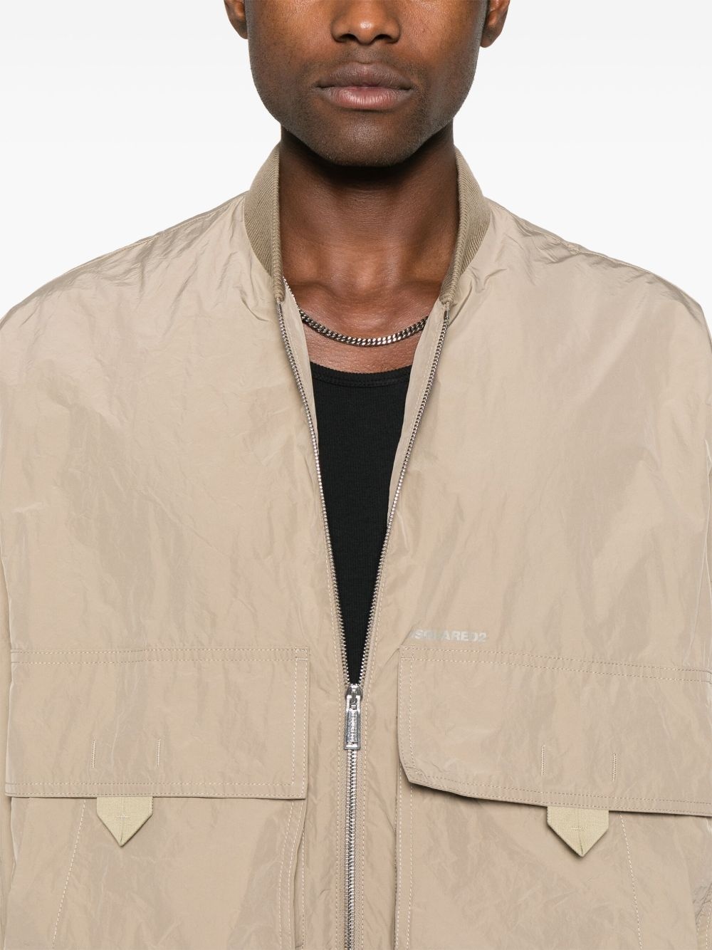 shell bomber jacket - 5