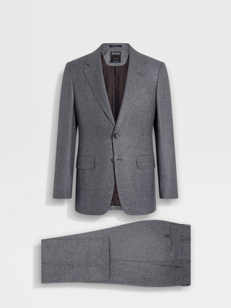GREY OASI CASHMERE SUIT - 1