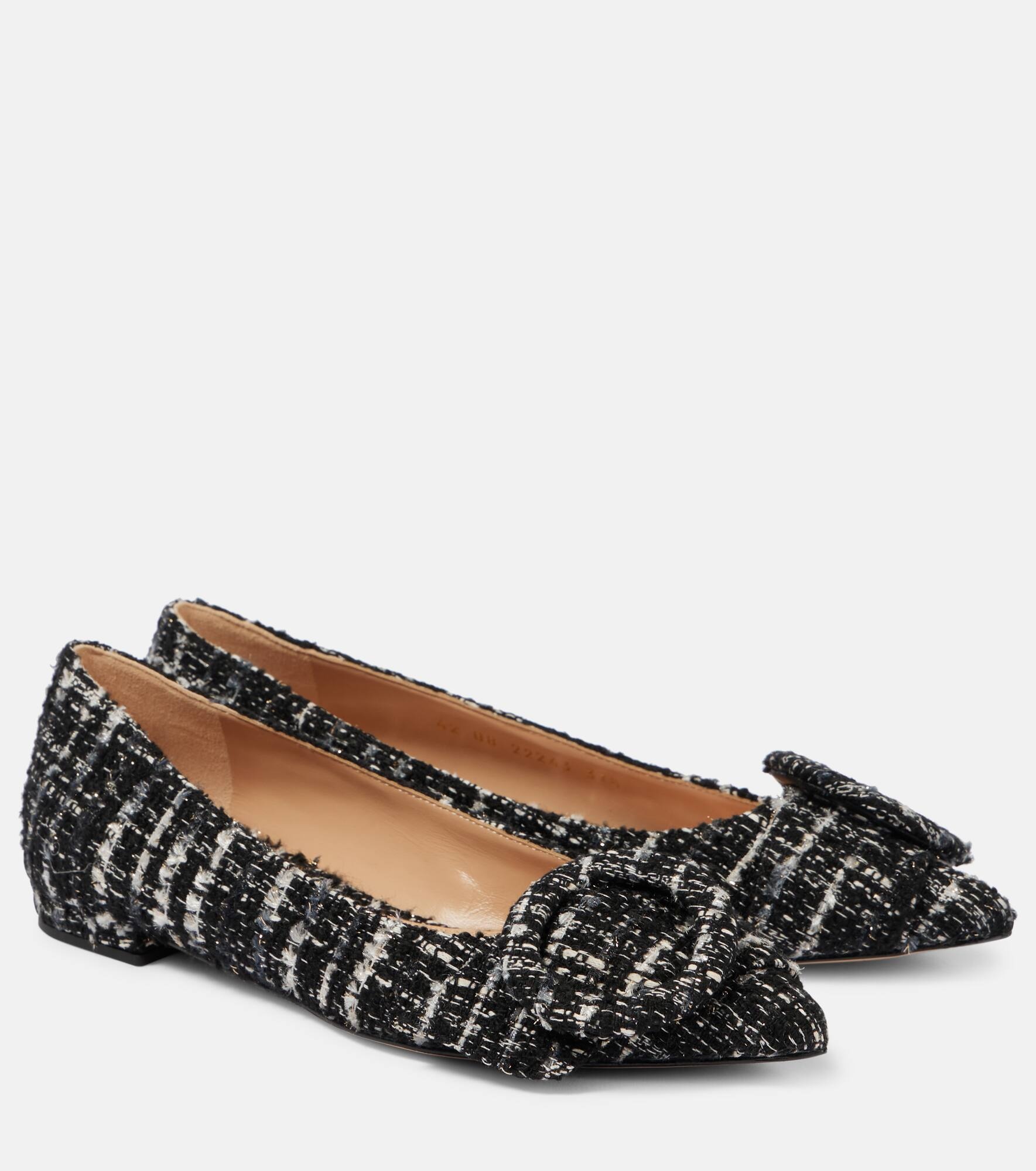 Venezia tweed ballet flats - 1