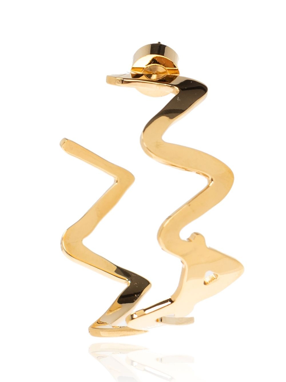 logo hoop earring - 4