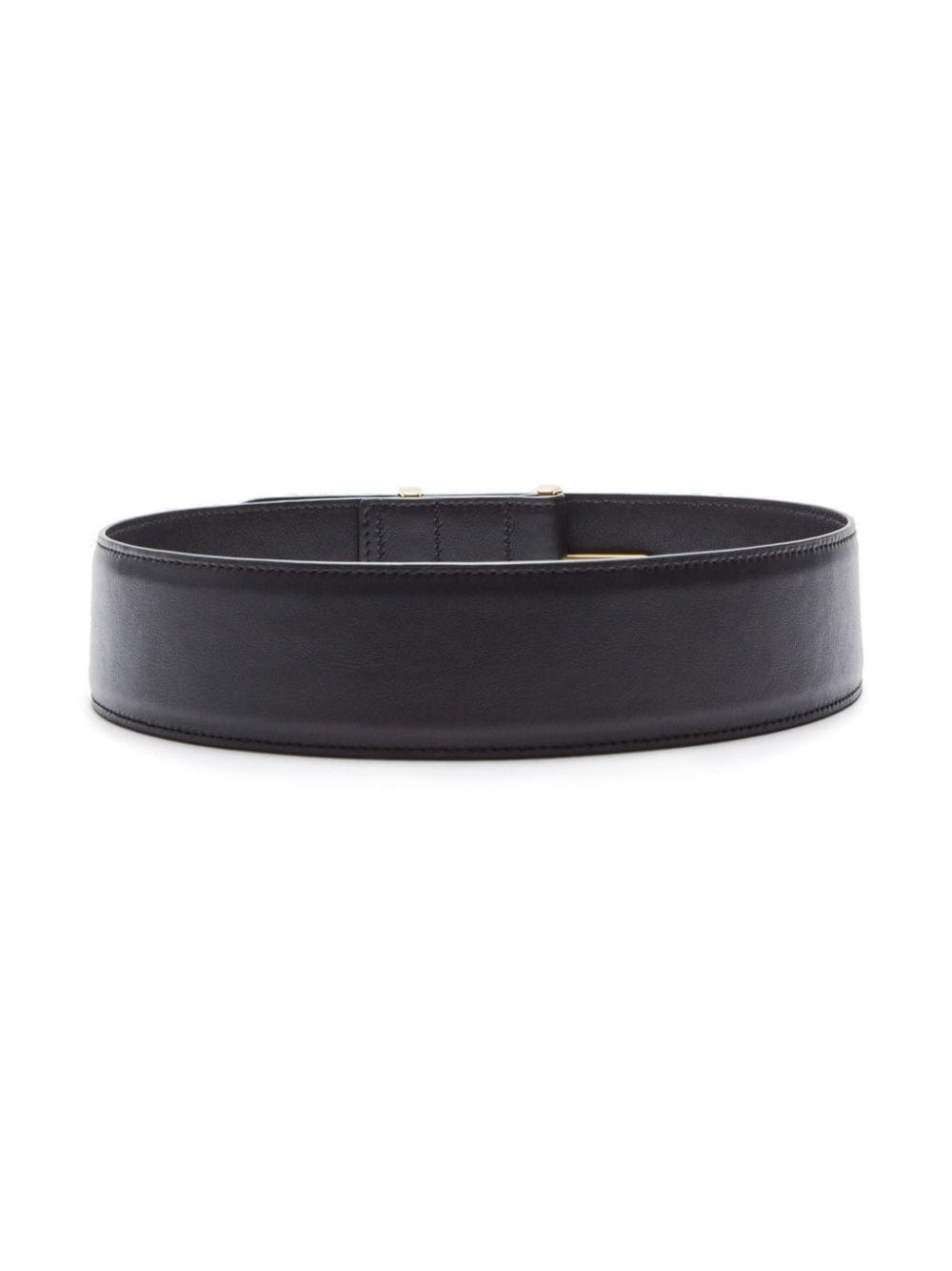 snap-fit leather belt - 2