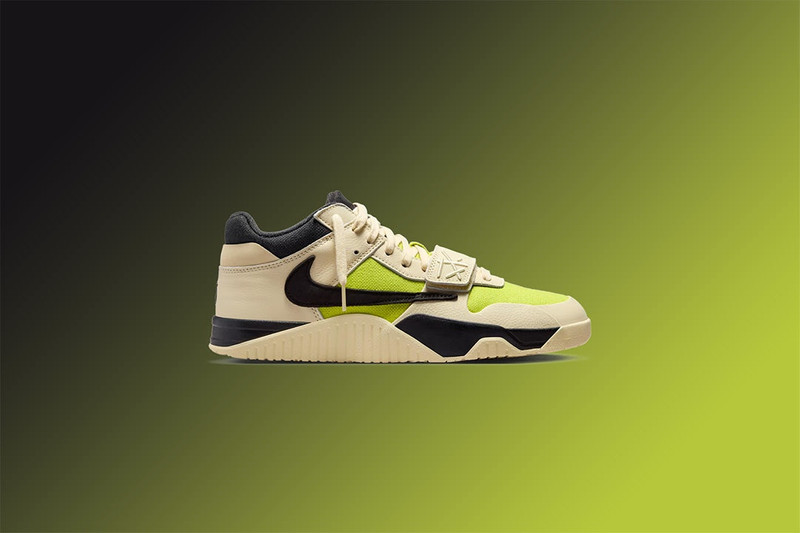 Jordan AIR JORDAN X TRAVIS SCOTT CJ1 T-REXX 'BRIGHT CACTUS' - MUSLIN/BLACK/BRIGHT CACTUS outlook