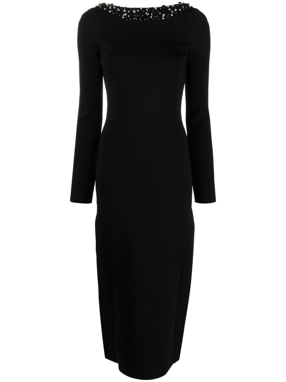 Eleanora crystal-embellished midi dress - 1