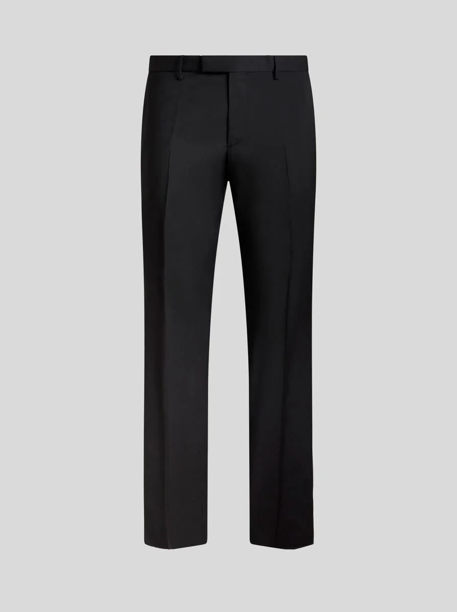 EVENING TROUSERS WITH SIDE BAND DETAIL - 1