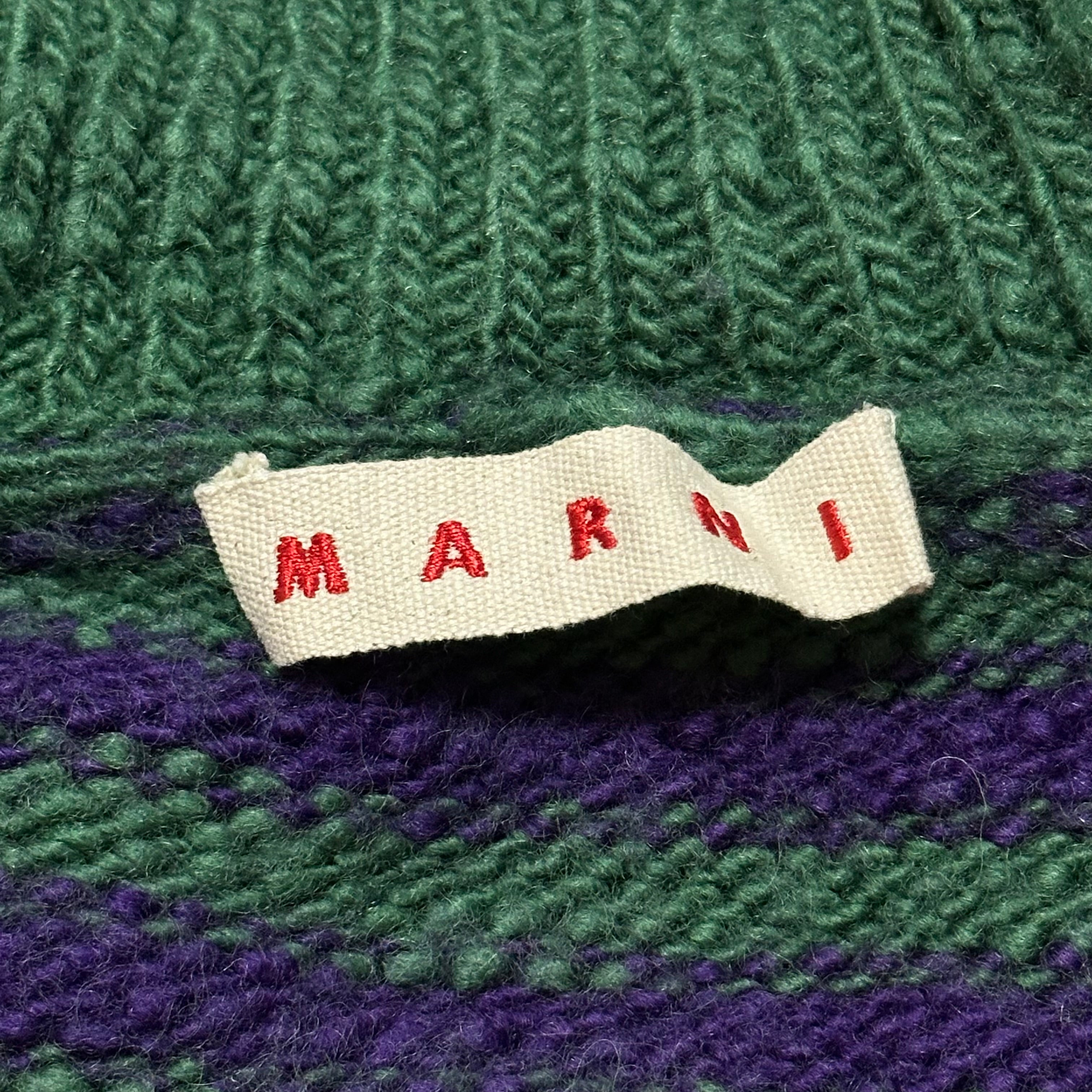MARNI Fall Winter 2018 Striped Knit Cardigan - 7