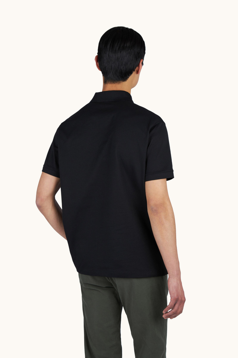 Paul & Shark DOUBLE PIQUÉ COTTON POLO SHIRT WITH SHARK EMBROIDERY outlook