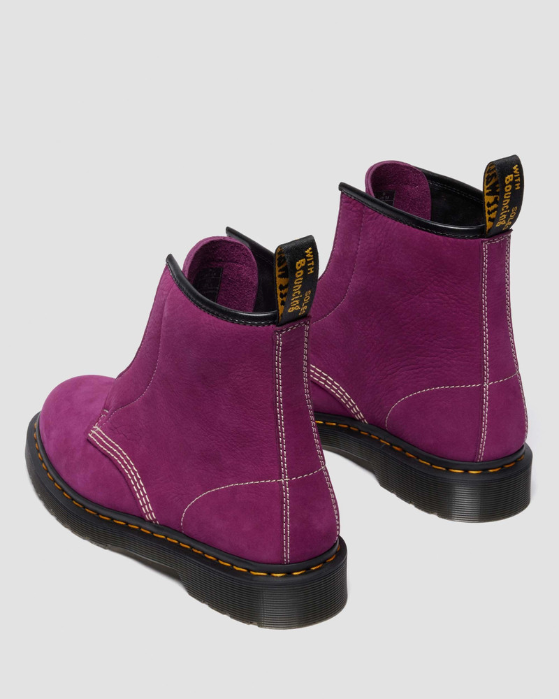 1460 LACELESS Nubuck Slip On Boots 6