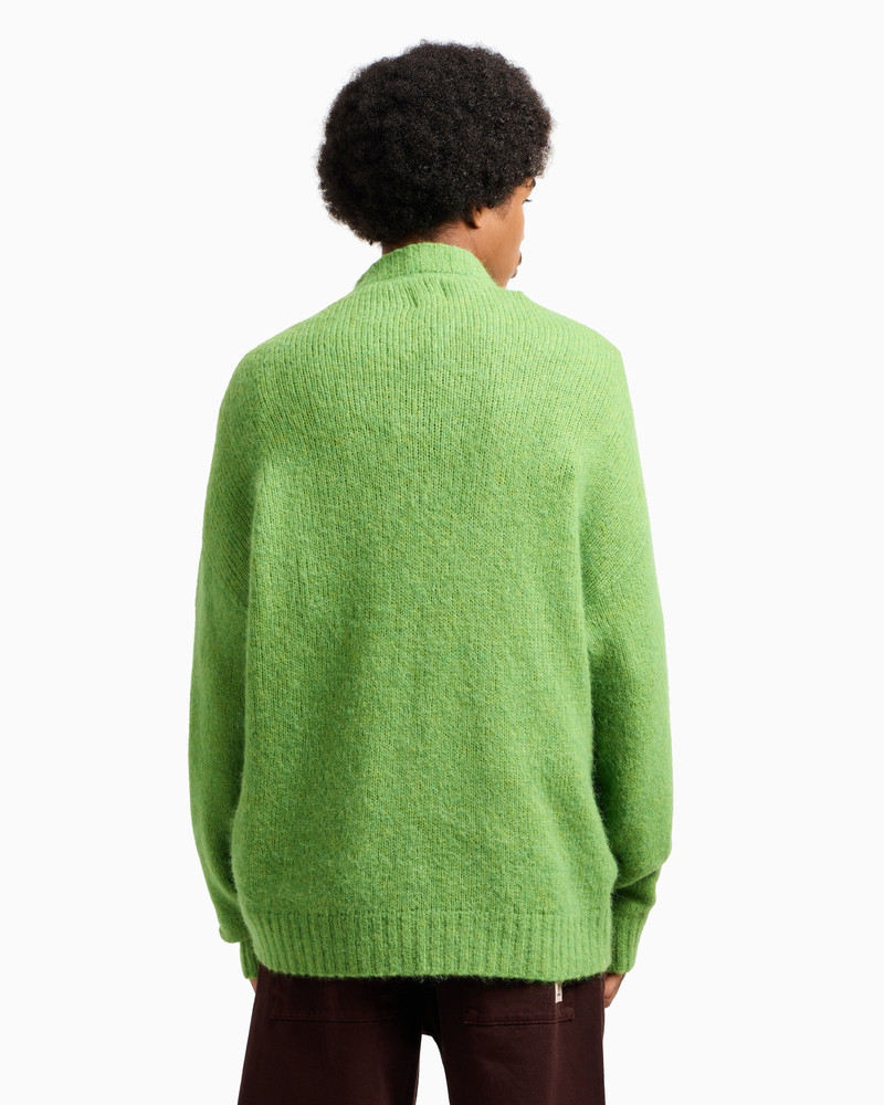 NEW YORK CAPSULE COLLECTION STRIPED ALPACA-BLEND OVERSIZED JUMPER 3