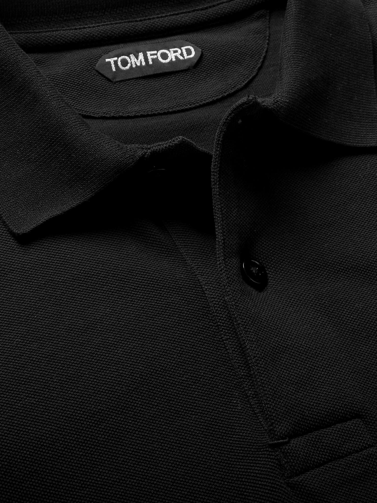 Garment-Dyed Cotton-Piqué Polo Shirt - 5