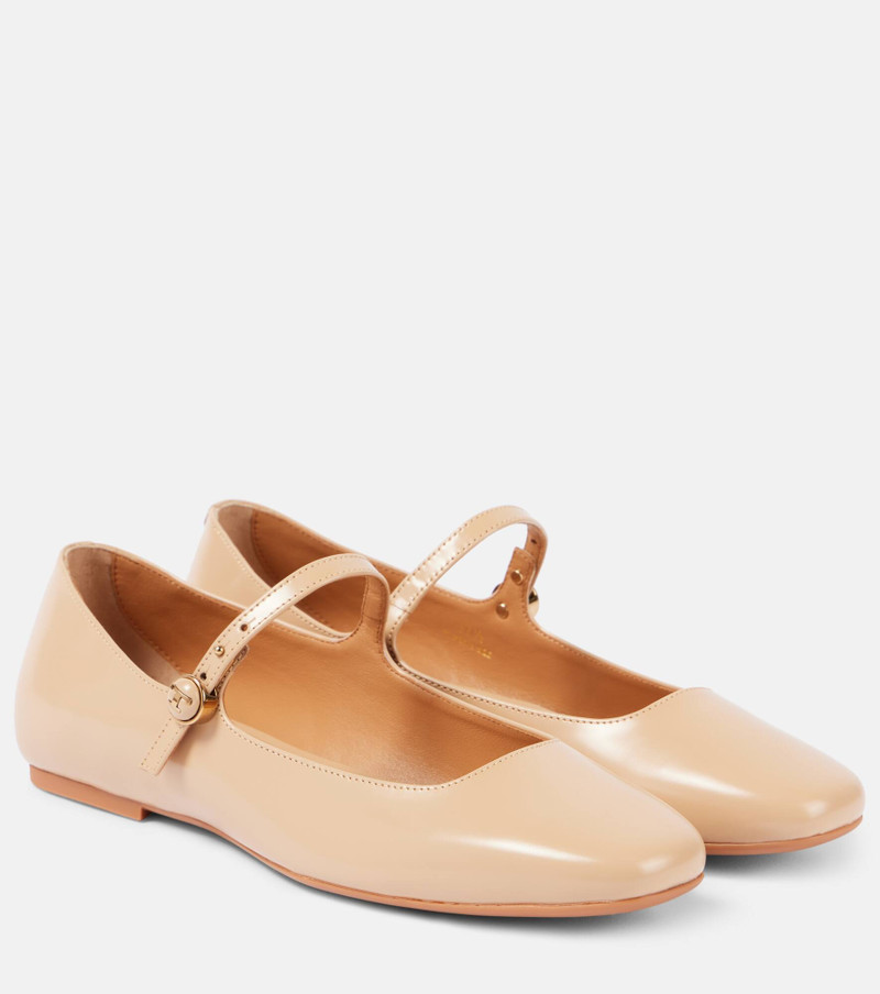 Leather Mary Jane flats 1