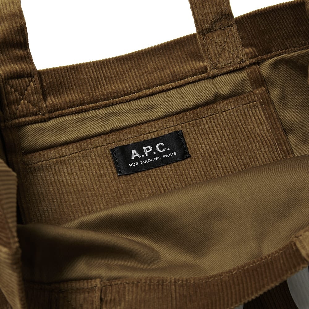 A.P.C. Lou Corduroy Tote - 3