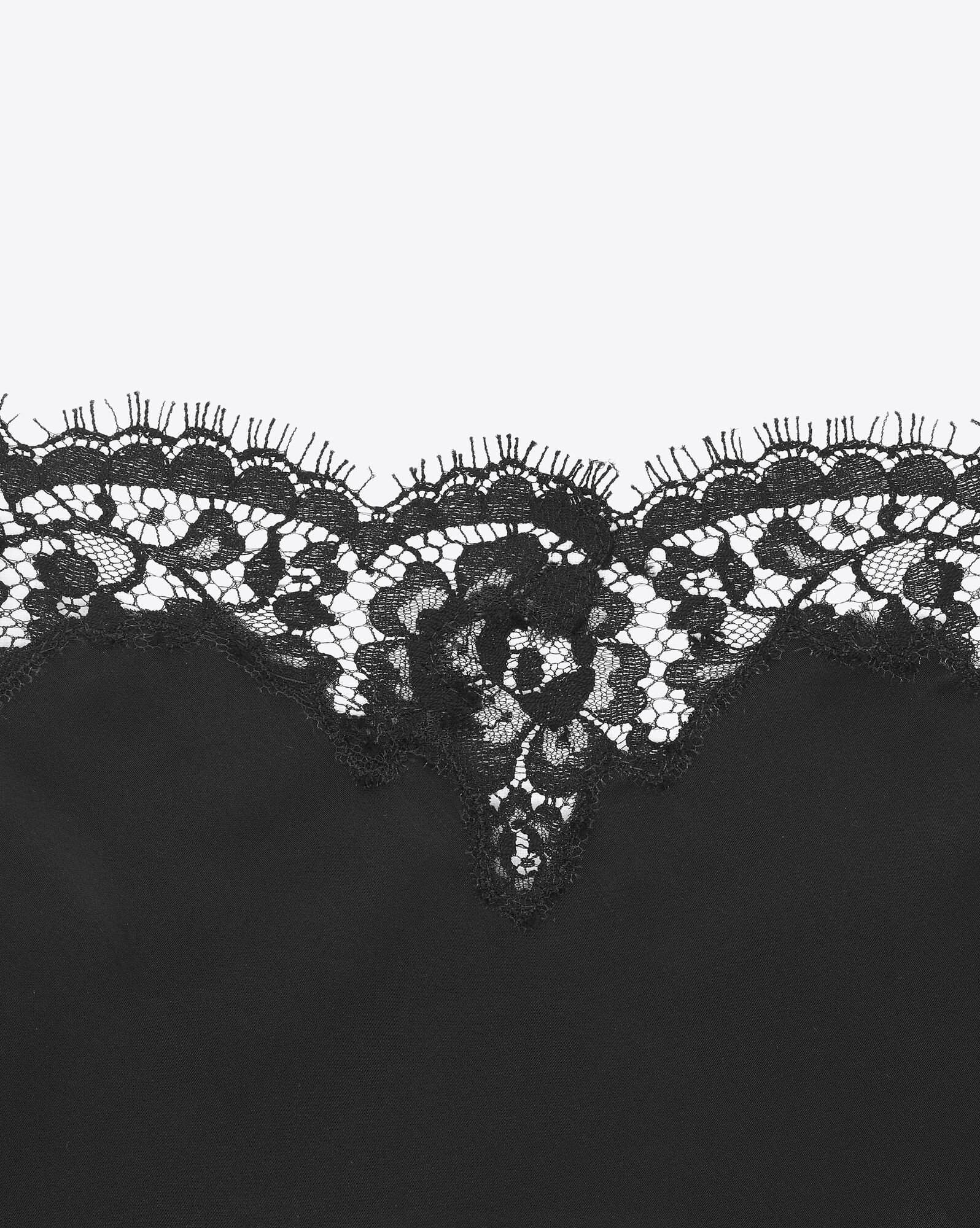 lace-trim camisole top - 5