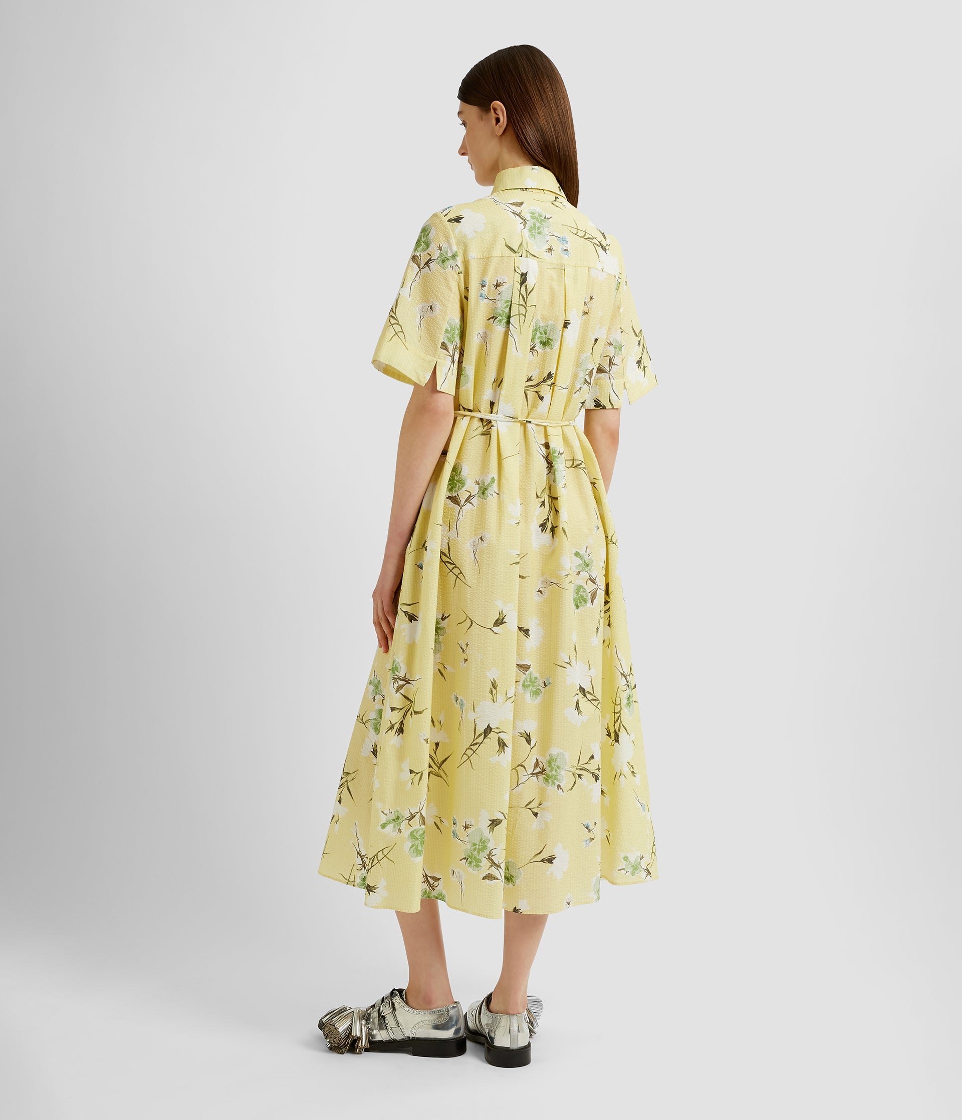 SHORT SLEEVE SHIRT DRESS - 4