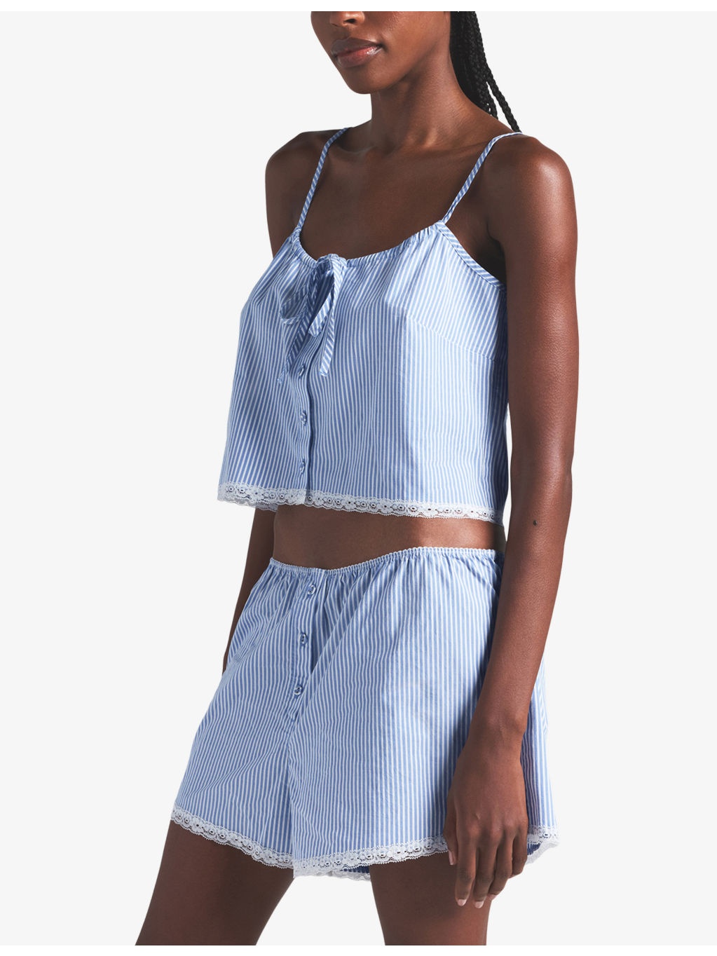 Sleep Striped Cotton Cami Top - 3