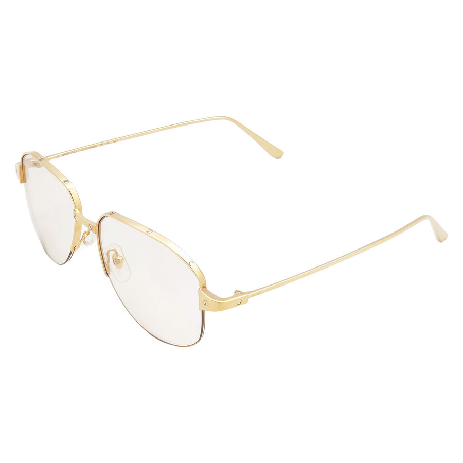 Cartier Limited Edition Green Clip-On Pilot Men's Sunglasses CT0352S 001 56 - 4