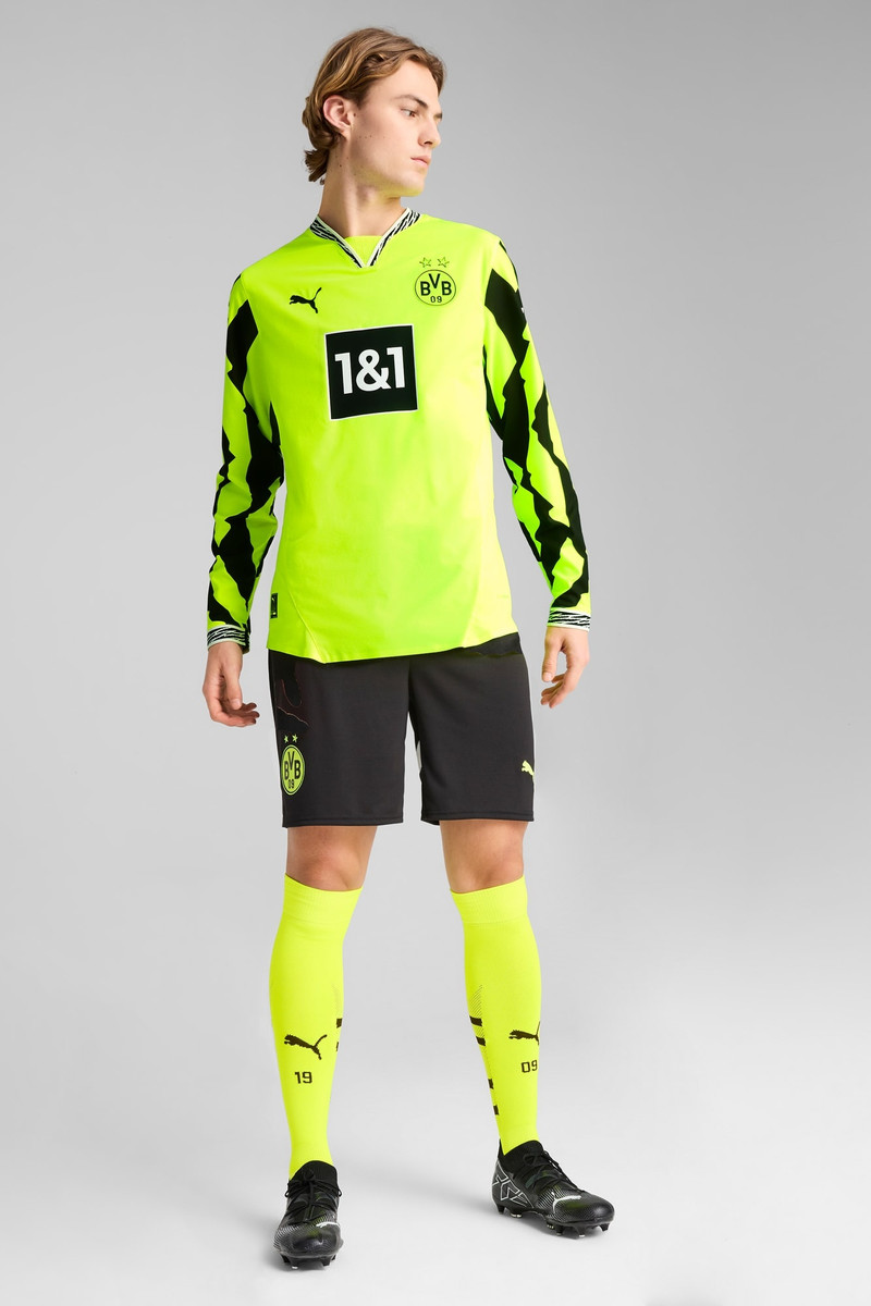 Borussia Dortmund Authentic Long Sleeve 특별 남성 저지 5