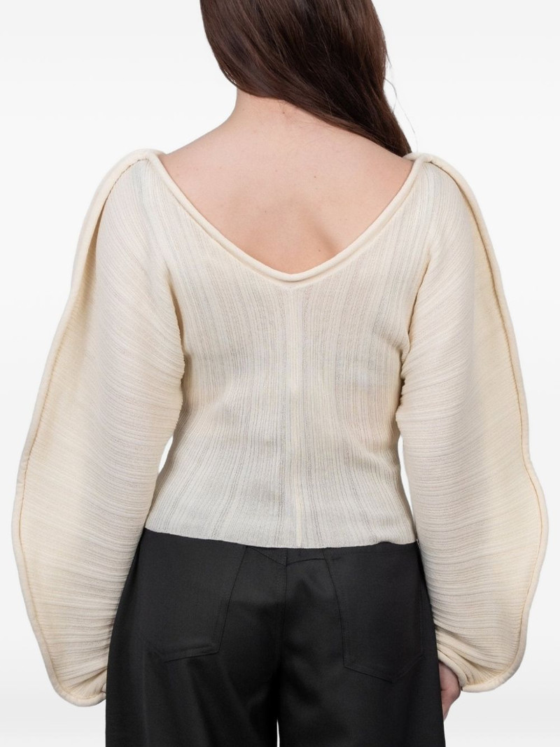 V-neck long-sleeve top 3