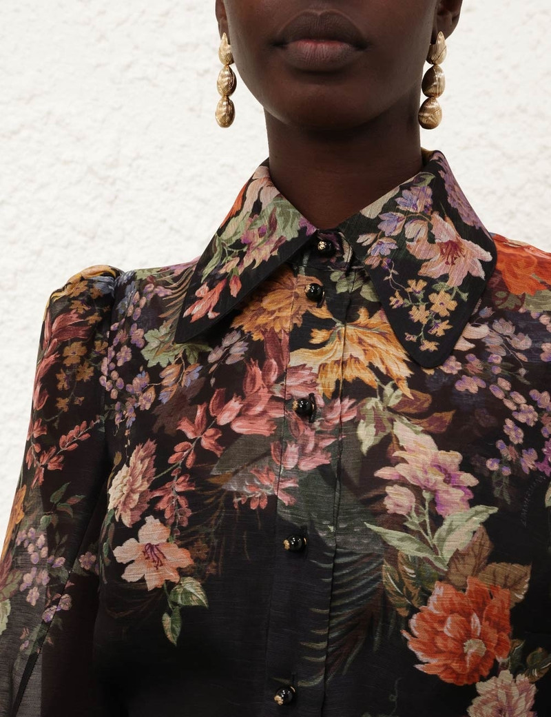 PAVILION TIE NECK BLOUSE 5