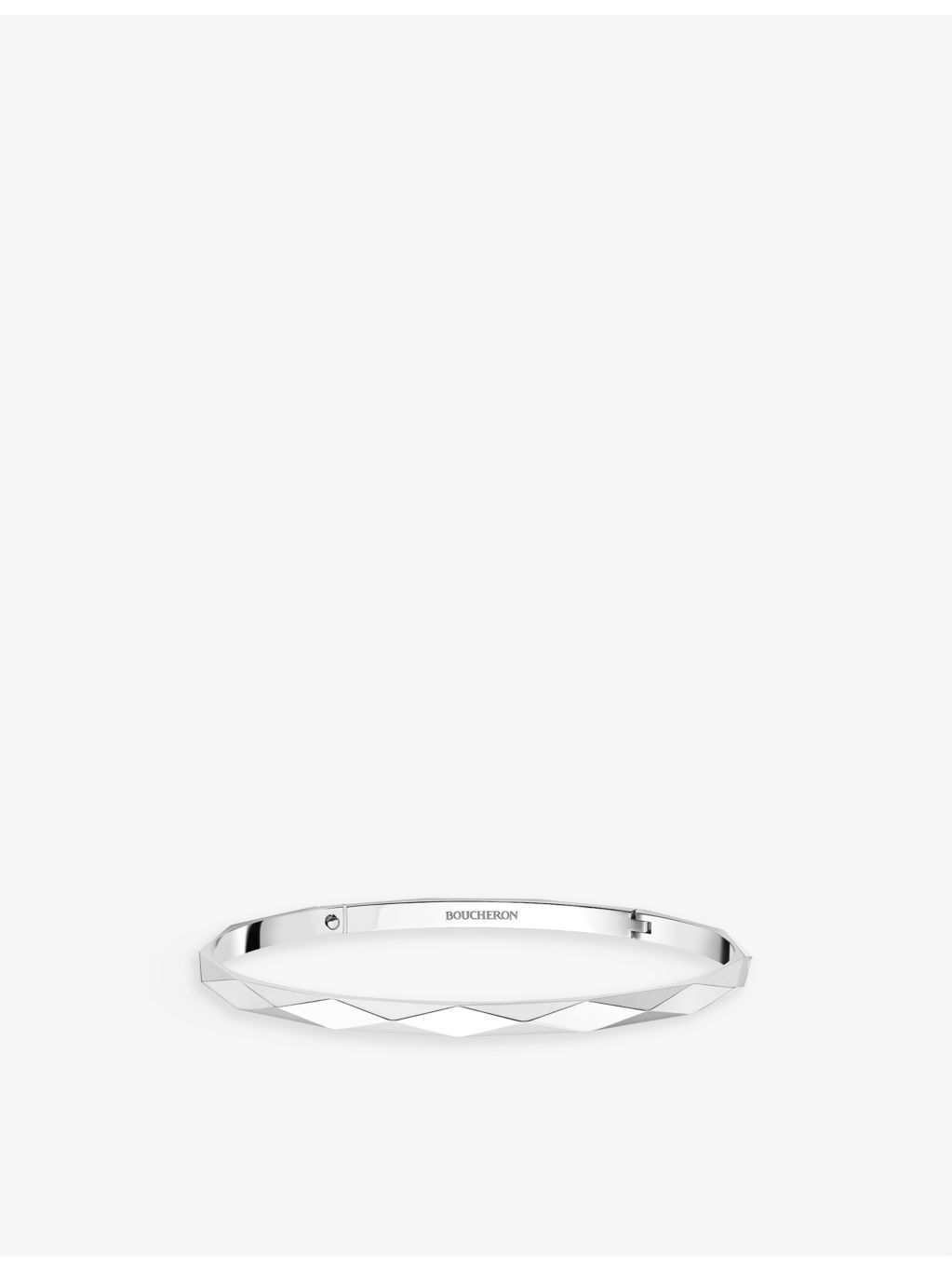 Facette 18ct white-gold bangle bracelet - 2
