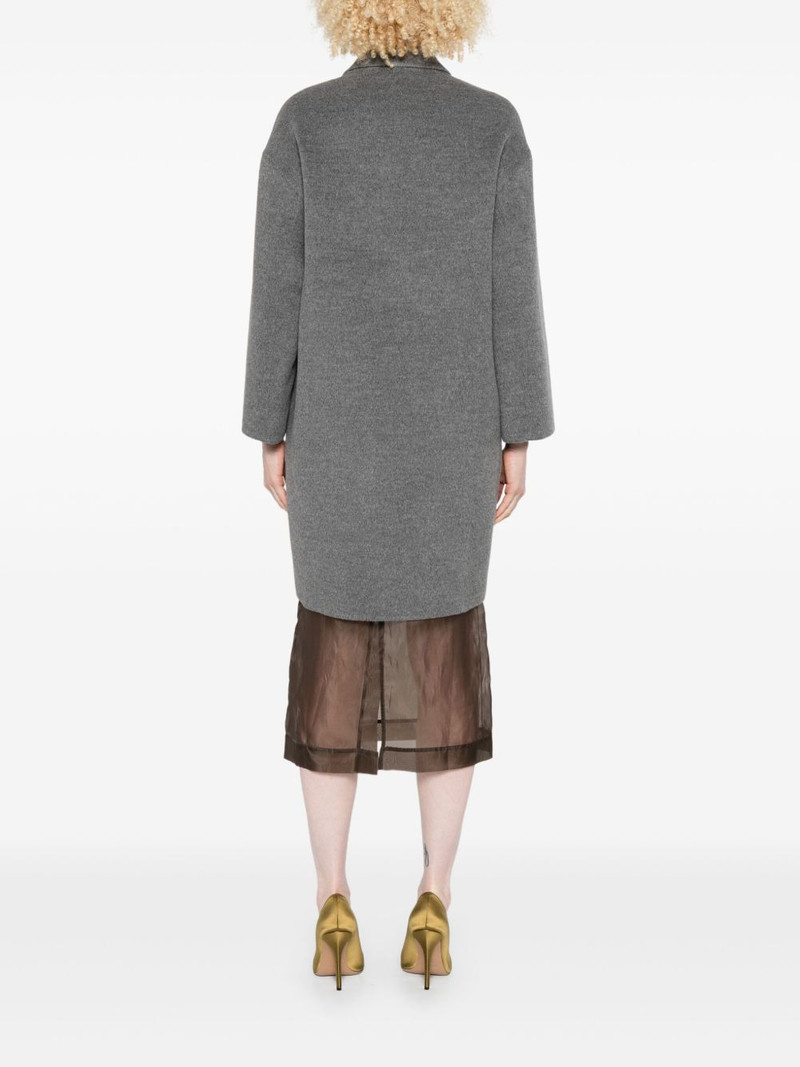 cropped-sleeve coat 4