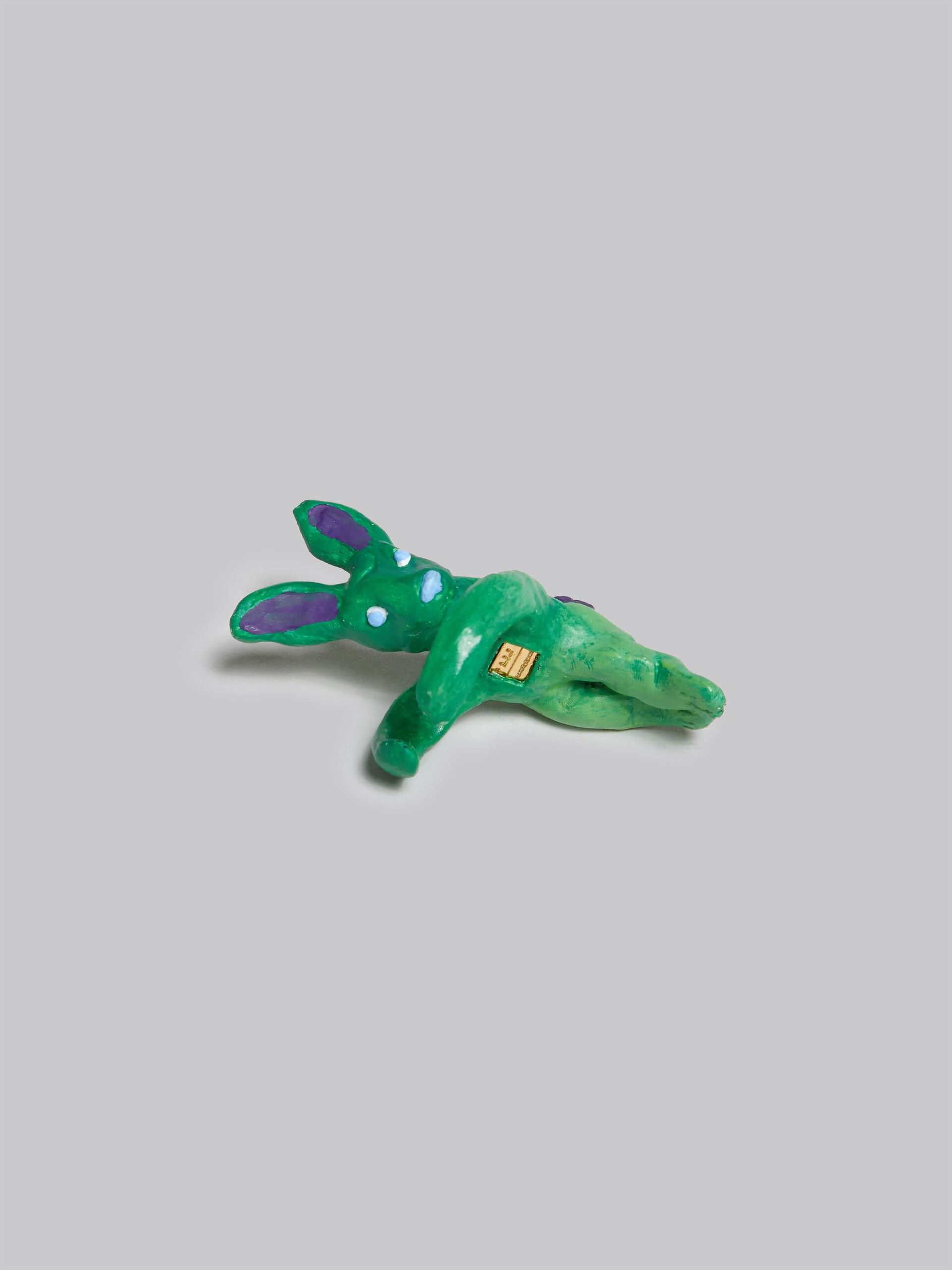 GREEN RESIN RABBIT RING - 4