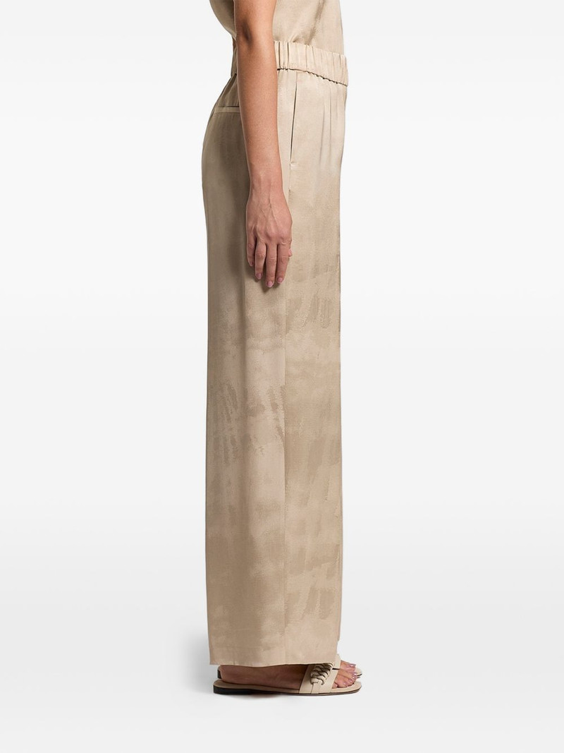 fluid jacquard trousers 1