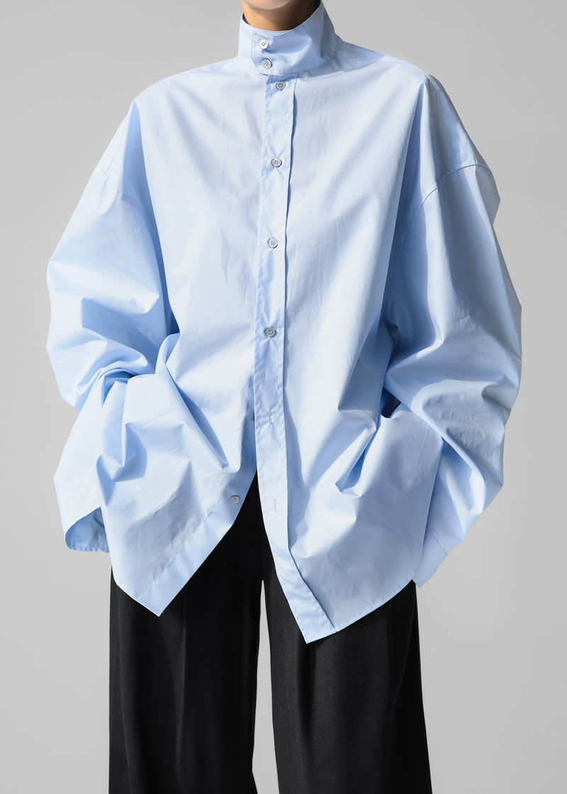 Riken Oversized Shirt - Sky Blue 11