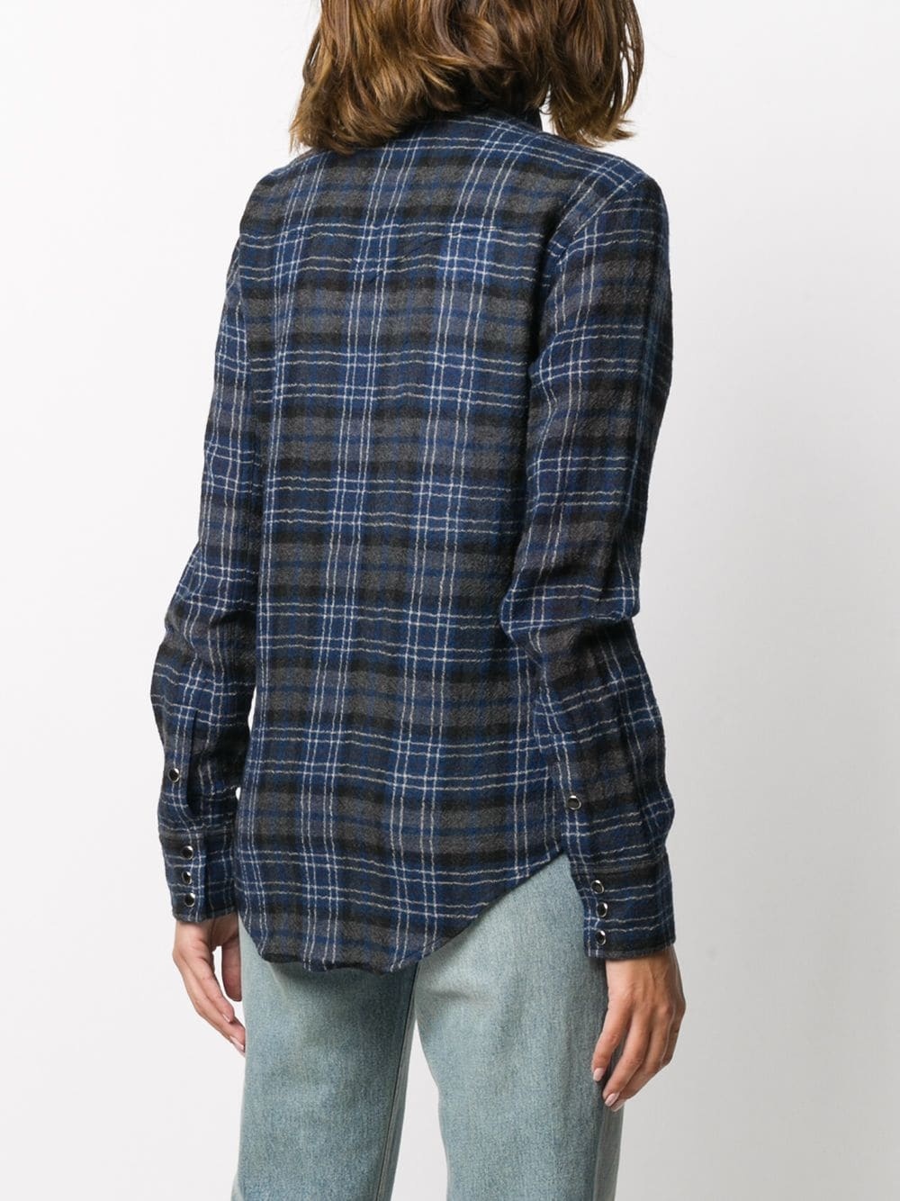 checked buttoned shirt - 4