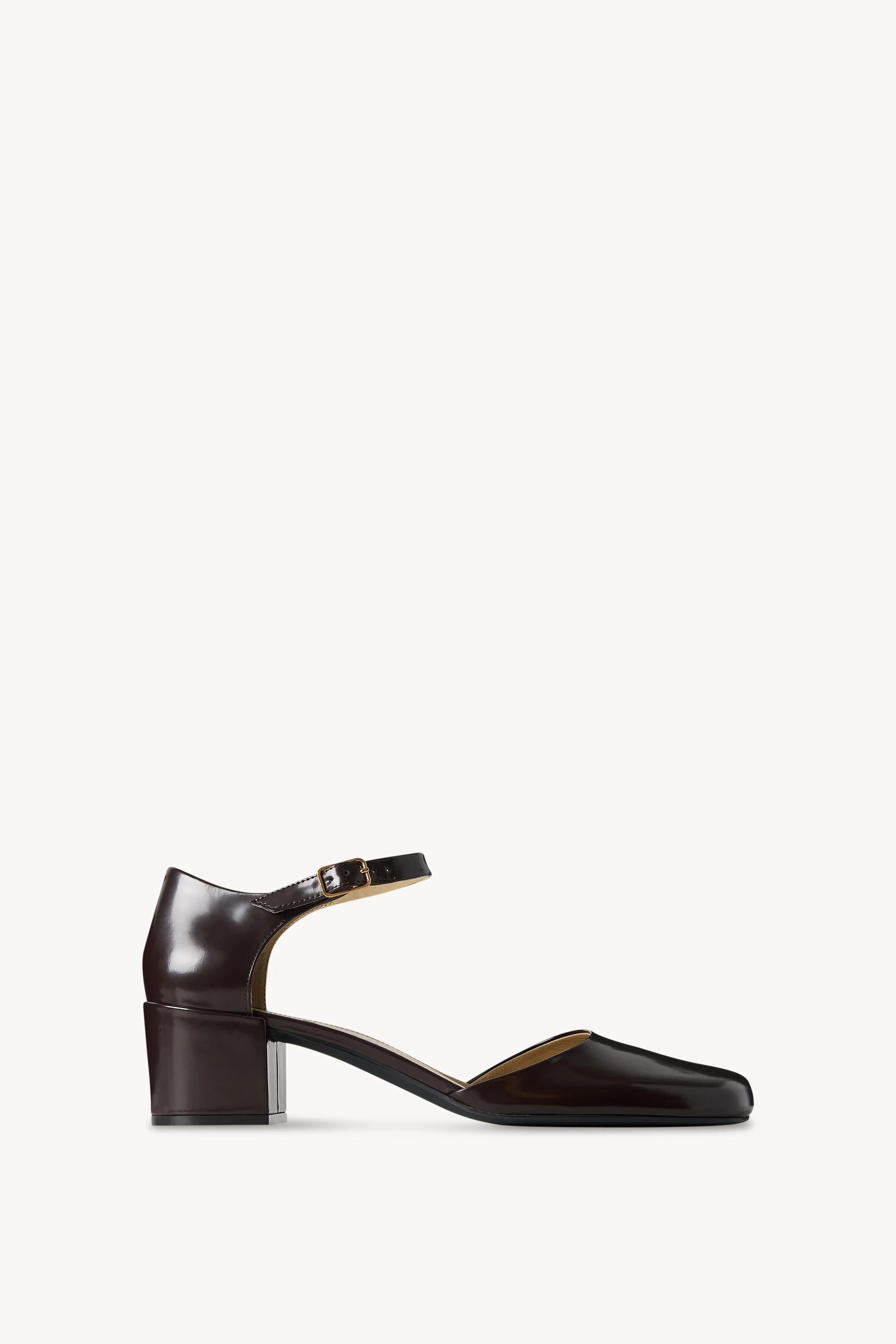 Penelope Ankle Strap Heel in Leather - 1