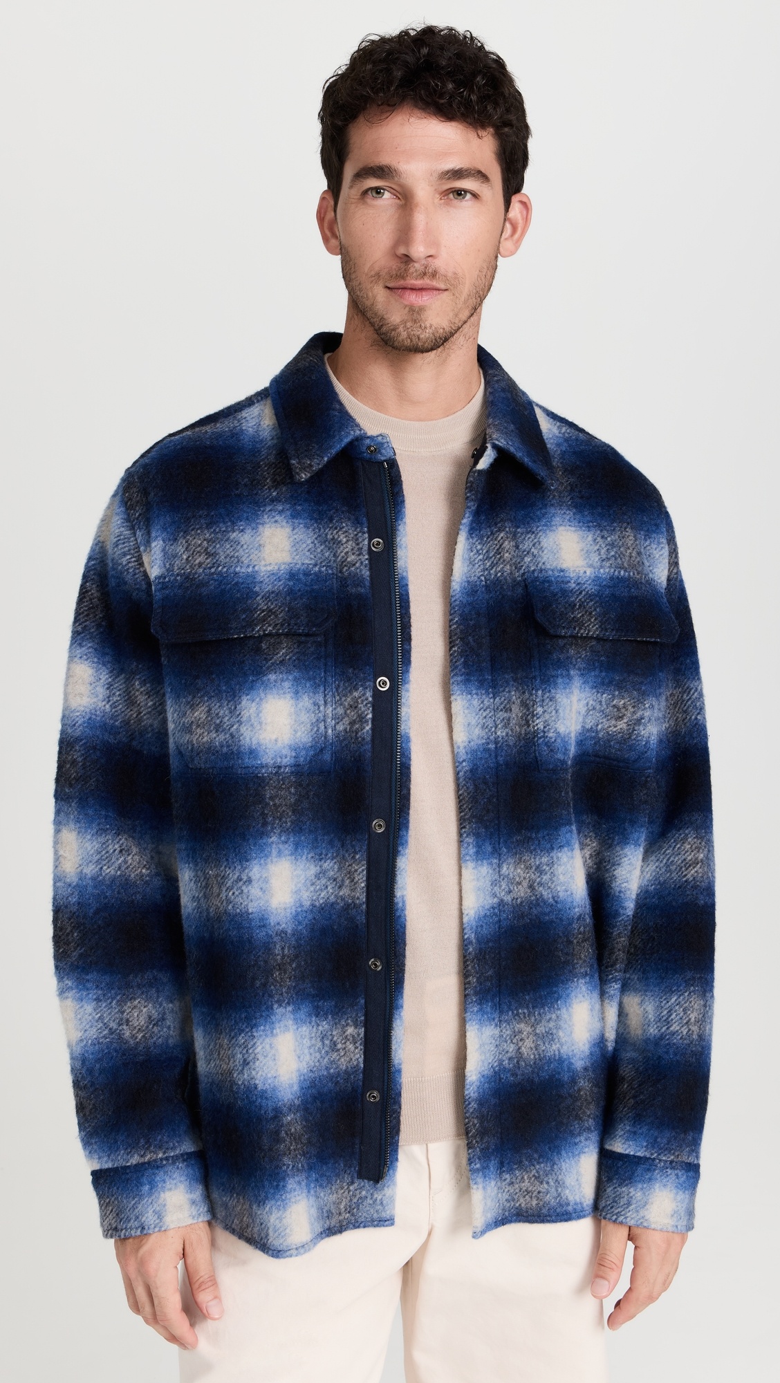 Caleb Plaid Shirt Jacket - 1