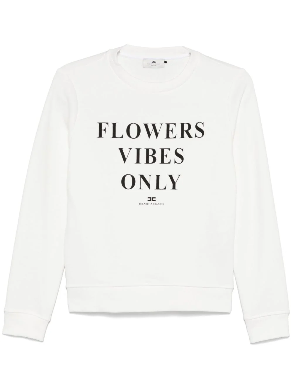 text-print sweatshirt - 1