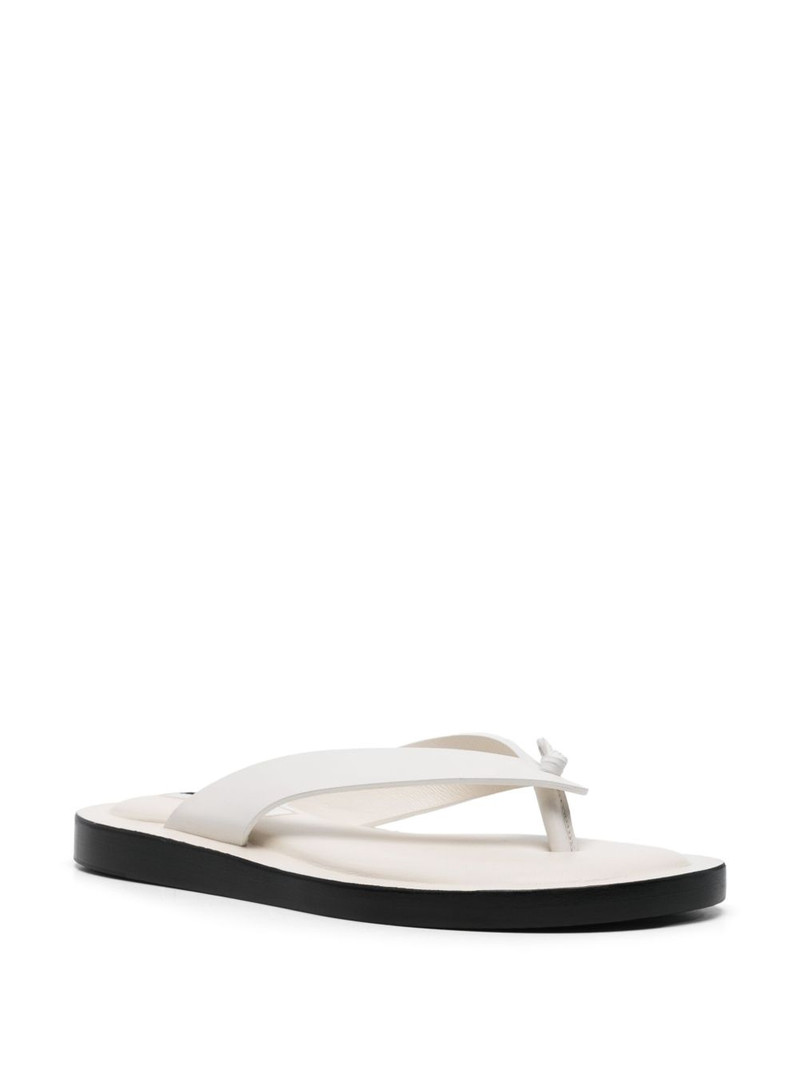 Jil Sander leather slides outlook