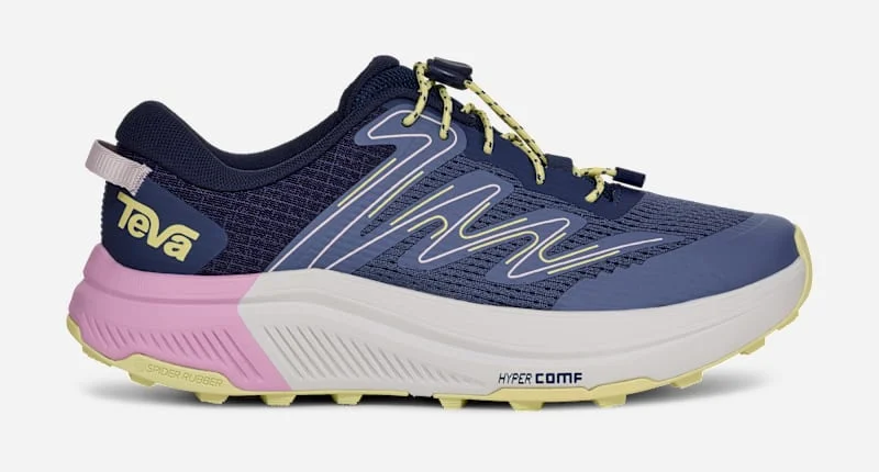 Women's Hurricane Trailsetter Trail Running Shoe in Indigo Multicolor - 1
