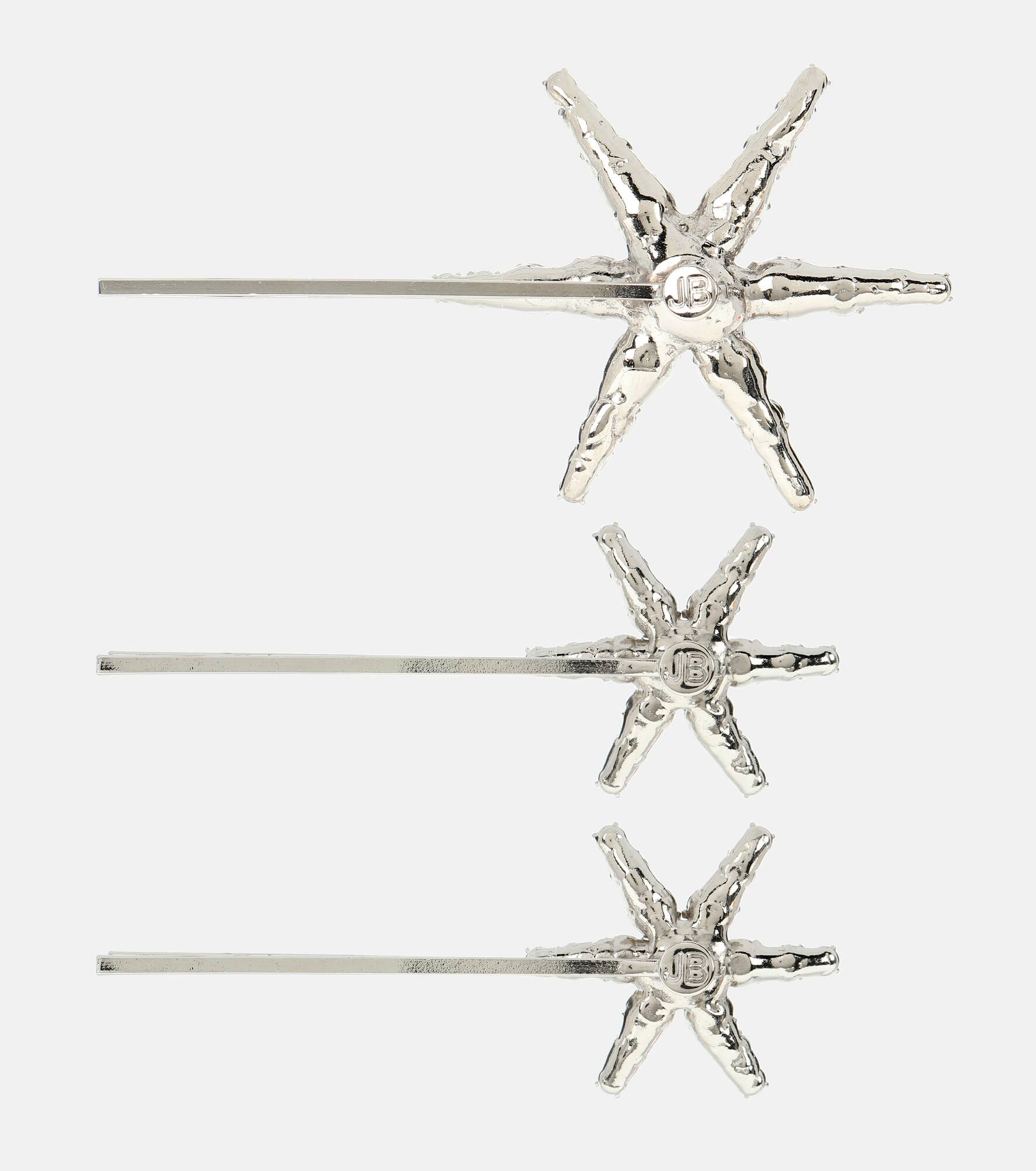 Aurelia set of embellished barrettes - 2