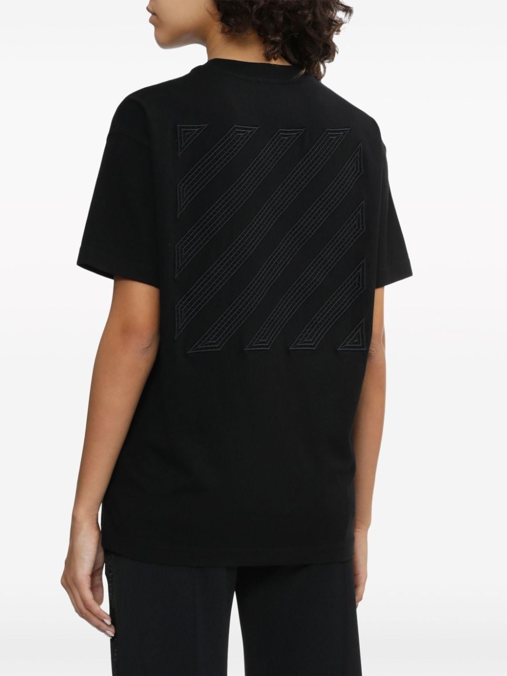 logo-print cotton T-shirt - 8