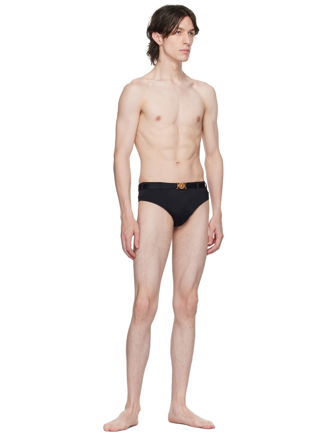 Black Medusa Biggie Swim Briefs - 4