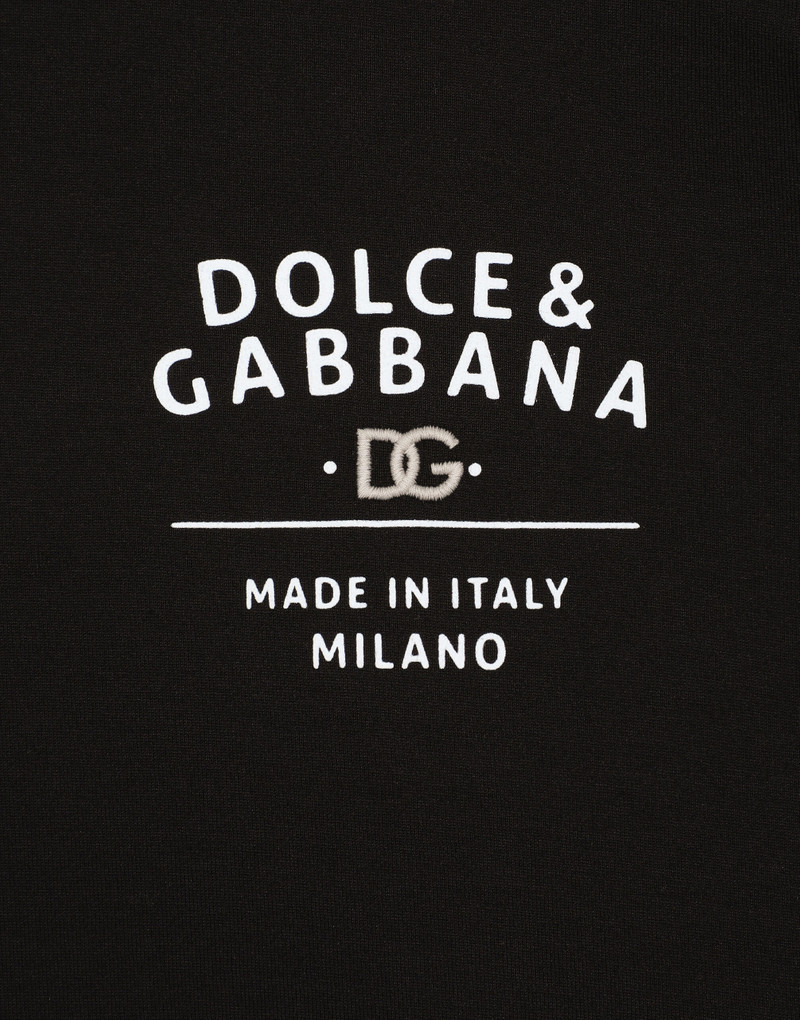 Short-sleeved cotton T-shirt with embroidered logo 4