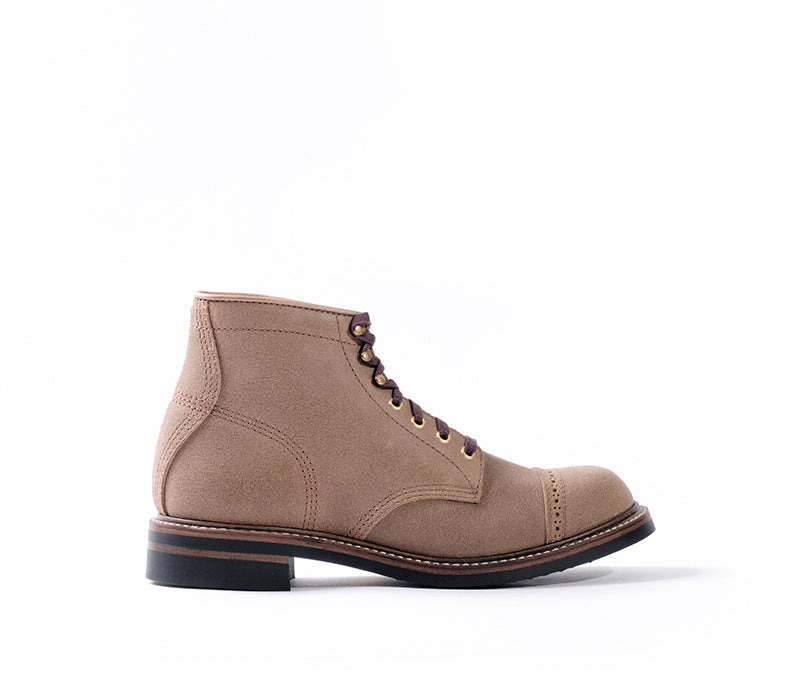 LK-014 Combat Boot Horween CXL Natural Roughout - 3