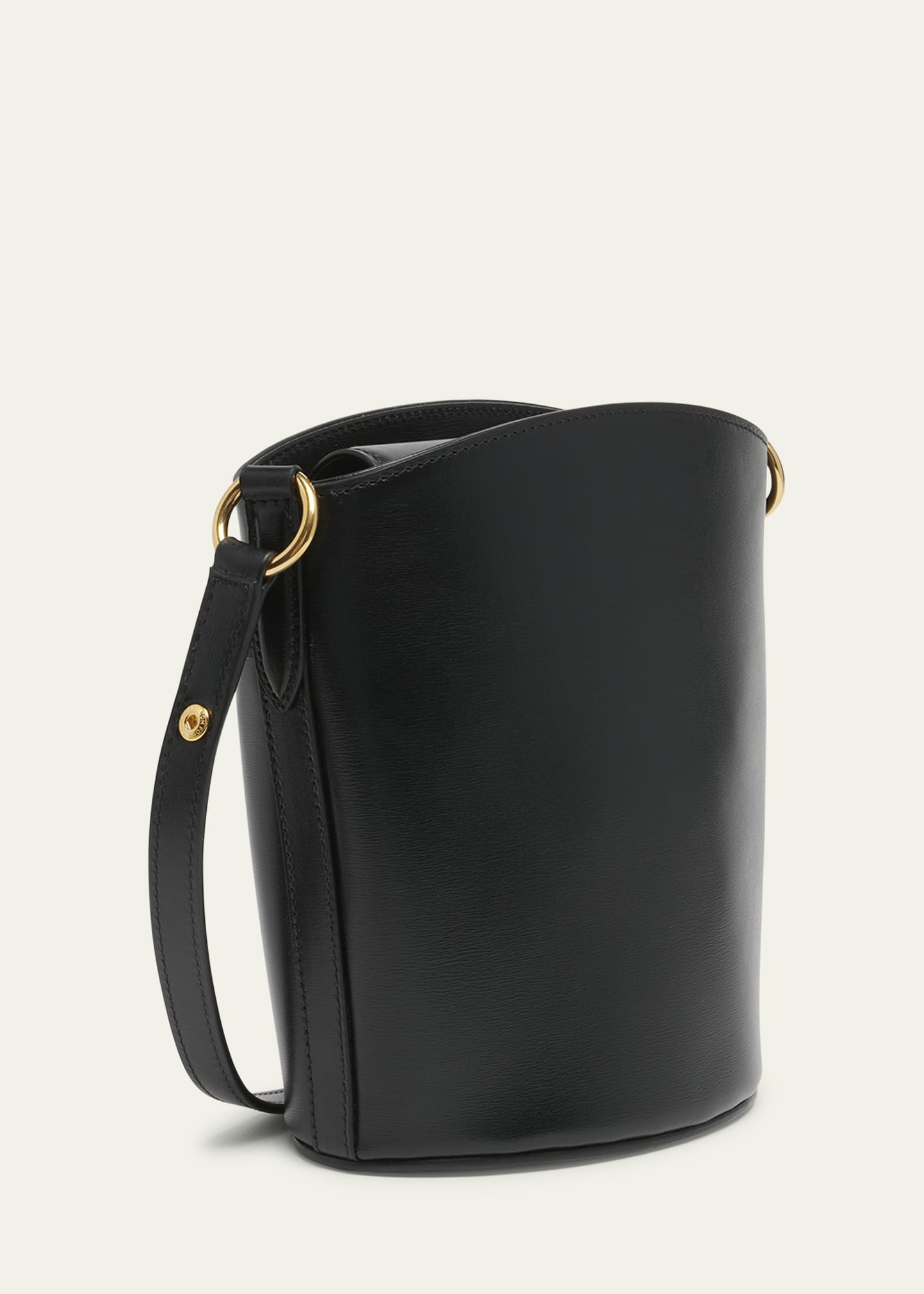 Whitney Small Bucket Bag in Leather - 3