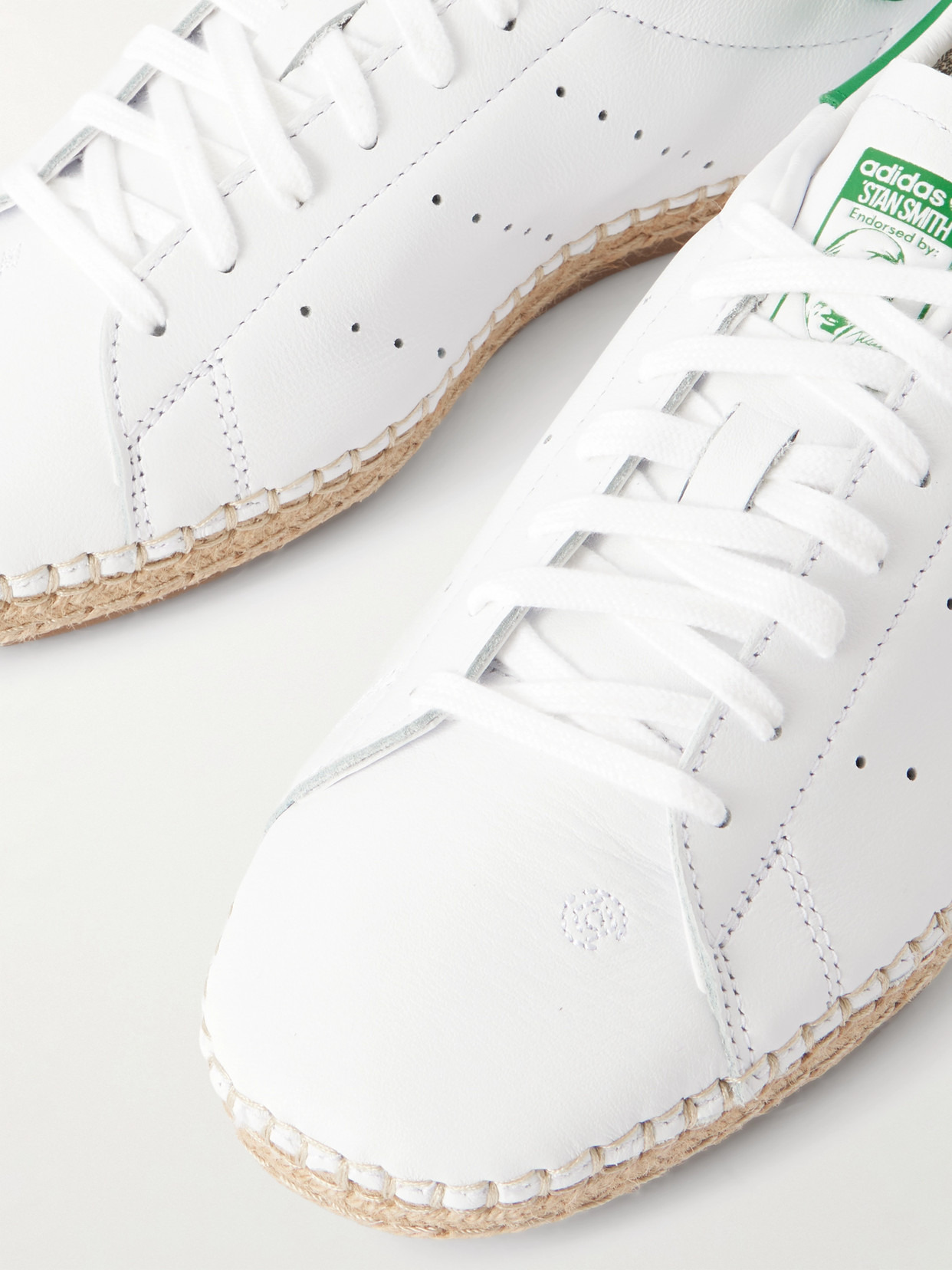 + Clot Stan Smith Perforated Leather Sneakers - 4