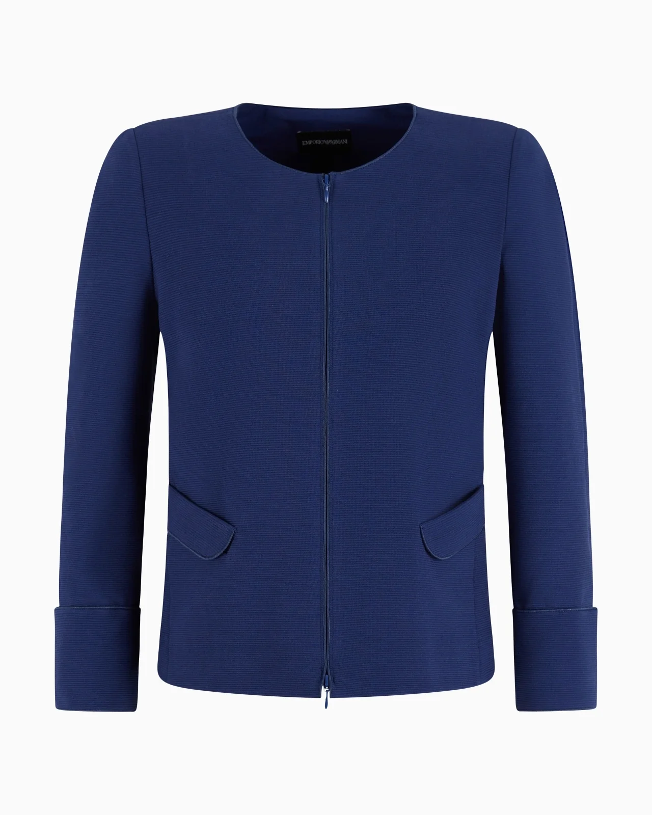 OTTOMAN JERSEY ZIP-UP JACKET - 1