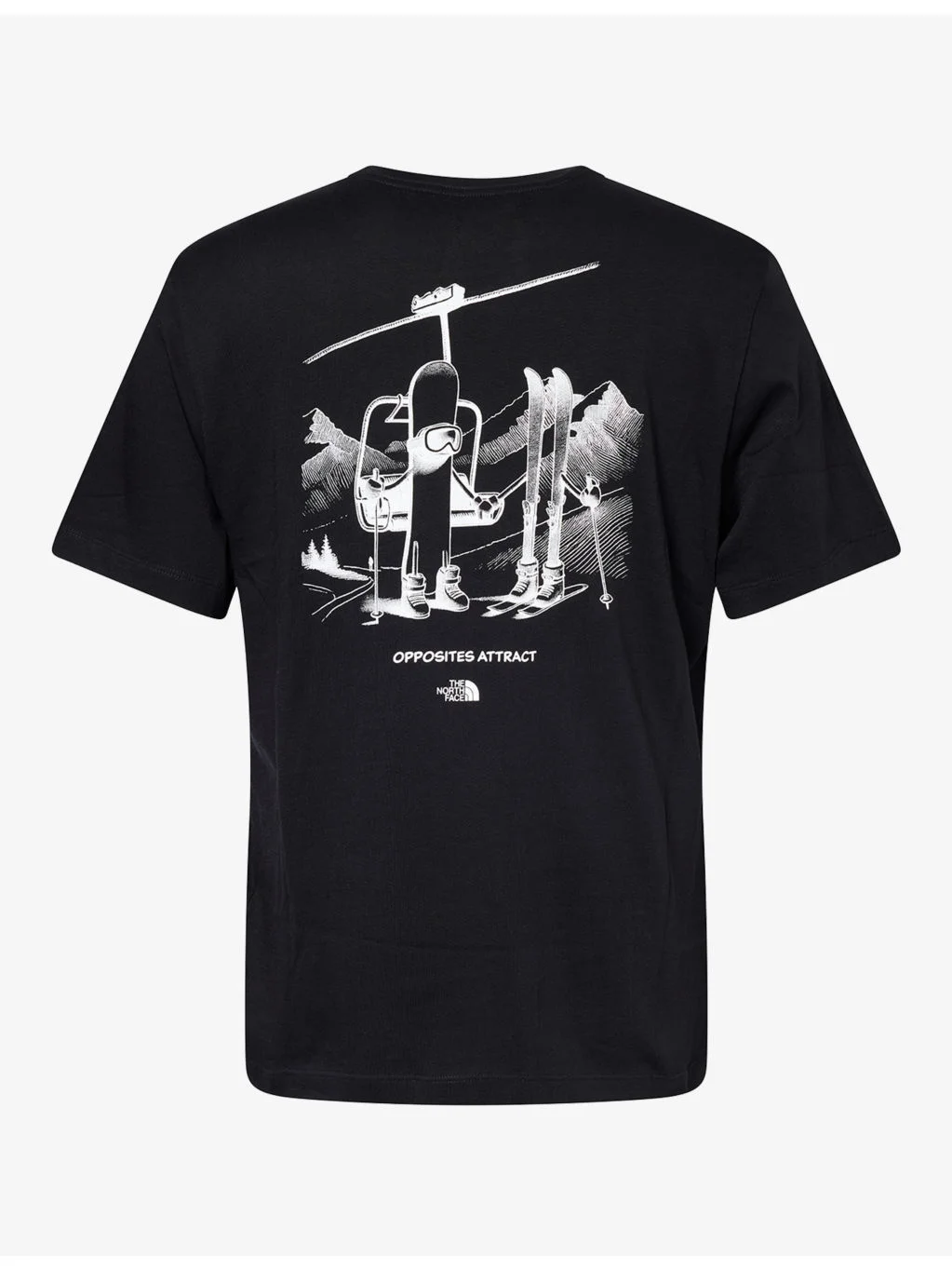 Opposites Attract Graphic-print Cotton T-Shirt - 1