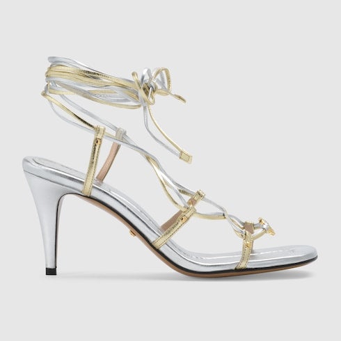 Gucci Interlocking G Strappy Sandals - 1