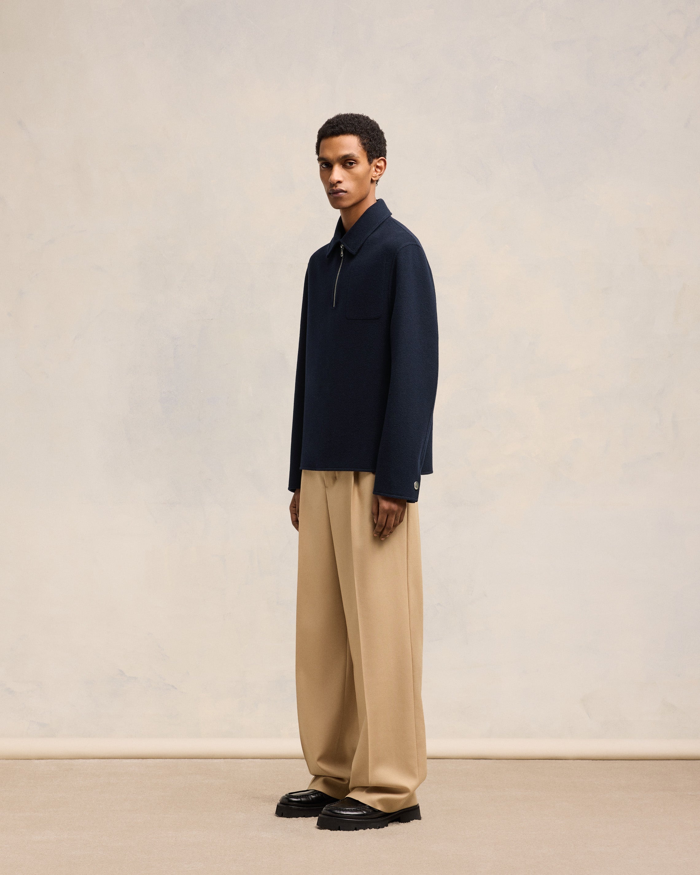 SEMI ZIPPED JACKET - 6