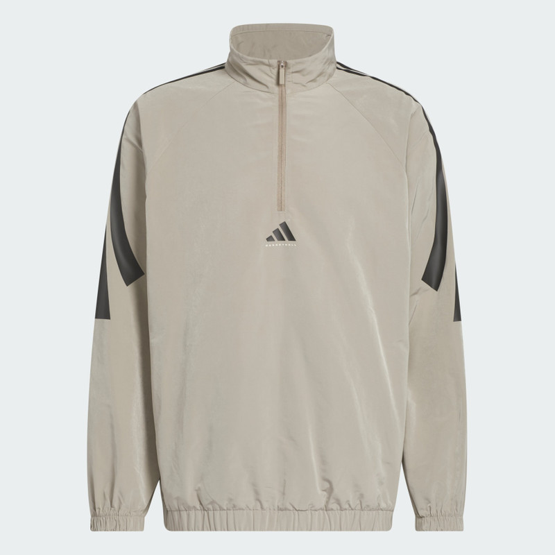 adidas Basketball Woven Half-Zip Sweater (Gender Neutral) - 1